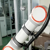 Bras de robot collaboratif articulé à 6 axes, Cobot piloté par un servomoteur PLC pour application de soudage de précision
