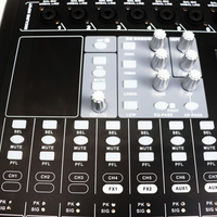MX8812 Mixeur audio numérique professionnel 12 canaux, 8 entrées micro, carte son intégrée, effets DSP et écran tactile