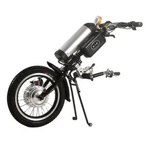 كرسي متحرك carryier سعر تنافسي 16 بوصة 36V 400W Q2 الكهربائية handbike مع 15Ah بطارية ليثيوم للبيع بالجملة