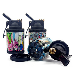 New Zinc Alloy <b>Grinder</b> 3 Parts Creative <b>Herb</b> <b>Grinder</b> Tobacco <b>Grinder</b> with Smoking Function - Product Image 5