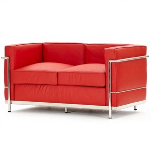 OKF Divano Componibile Moderno di Lusso Minimalista in Pelle, Personalizzabile nel Colore, Arredamento per <span class=keywords><strong>Soggiorno</strong></span> di Villa - Product Image 1