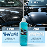 Agent de revêtement activé par l'eau, protecteur de peinture automobile et de verre, booster de brillance hydrophobe, spray anti-poussière, entretien automobile