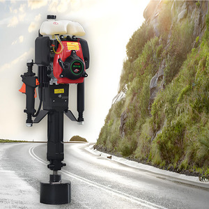 중국산 휴대용 150mm 연장 튜브 핸드헬드 파일 드라이버 엔진 (건설 산업용) 휘발유 울타리 기둥 설치기 제공 - Product Image 4