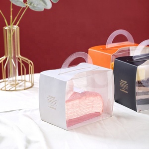 Caja de rebanadas de pastel de Mousse de arándanos para llevar, venta al por mayor, papel revestido desechable personalizado para alimentos y bebidas - Product Image 6