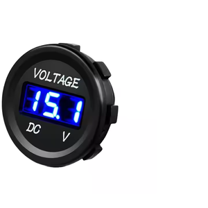 Phổ Vòng bảng điều chỉnh điện áp kỹ thuật số Meter đo 12V-24V màu xanh LED <span class=keywords><strong>Tester</strong></span> cho <span class=keywords><strong>Volts</strong></span> - Product Image 3