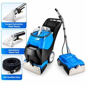 Máquina <span class=keywords><strong>El</strong></span>éctrica Comercial para Limpieza <span class=keywords><strong>de</strong></span> Alfombras, 2000W, 40L, Motor Dual, Industrial, para Tapicería, Sofás y Alfombras, Nueva - Product Image 6