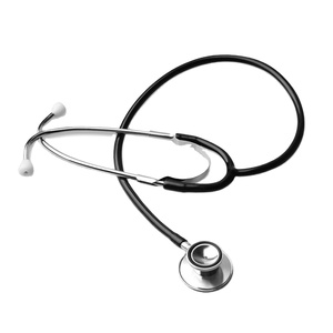Estetoscopio de Doble Cabeza Negro en Stock, Estetoscopio de Diagnóstico con Estuche, Estetoscopio de Doble Cabeza para Adultos y Niños, para Médicos y Enfermeras - Product Image 1