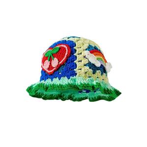 Gorro de Punto Verde hecho <span class=keywords><strong>a</strong></span> mano, gorro de playa tejido de ganchillo informal <span class=keywords><strong>a</strong></span> la moda para pesca, viajes, ciclismo, uso diario - Product Image 6
