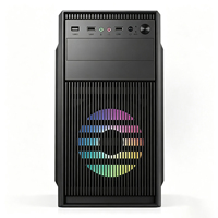 Boîtier PC de bureau Micro ATX Meway en promotion, tour moyenne, armoire informatique OEM, limite GPU 340 mm, radiateur 120 mm, bon flux d'air, panneau latéral