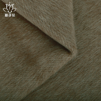 Alta calidad 90% lana 10% grafeno Alpaca Pelo Largo doble cara diferentes colores tela de lana