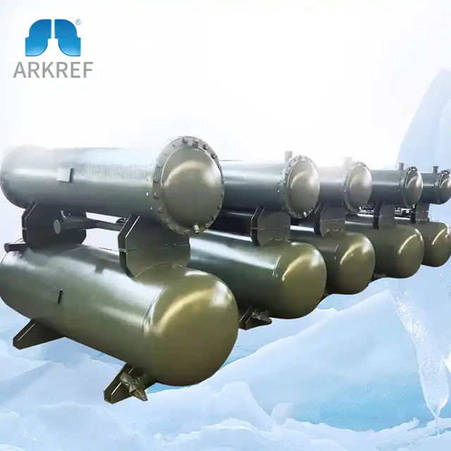 Stainless Steel Shell and Tube Condenser for Cold Storage Refrigeration Unit