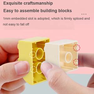 122 pièces table <span class=keywords><strong>de</strong></span> <span class=keywords><strong>jeu</strong></span> <span class=keywords><strong>de</strong></span> bain blocs <span class=keywords><strong>de</strong></span> construction compatibles bricolage grandes particules ensemble <span class=keywords><strong>de</strong></span> briques <span class=keywords><strong>de</strong></span> construction jouet d'eau créatif pour les enfants - Product Image 4