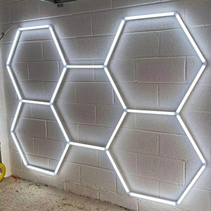 Juego de Luces <span class=keywords><strong>LED</strong></span> Hexagonales para Techo, Decoración de Autos, Garaje, <span class=keywords><strong>Luz</strong></span> <span class=keywords><strong>Hexagonal</strong></span> Pequeña - Product Image 6