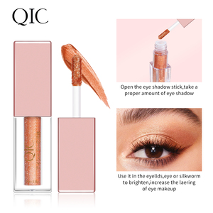 Pearlescent Glitter Liquid <b>Eyeshadow</b> with Quick-Drying & Non-Flying Powder One-Touch Multi-Purpose Makeup - Product Image 4