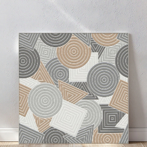 Hot bán 400x400 mét màu be đá cẩm thạch Gạch Mosaic Non-Slip Peel và Stick không thấm nước sàn phòng tắm gốm - Product Image 2