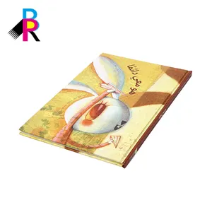 Бесплатный образец, индивидуальная цветная книга с картинками из переработанной бумаги, детская книга в твердом переплете