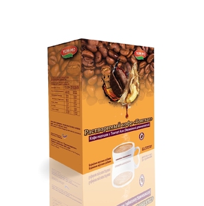 YUMMO Café Instantané Mélangé Tongkat Russe 20g Sachets en Poudre par Boîte Crème Sucre Acide Café Instantané Amer Certifié Halal - Product Image 2
