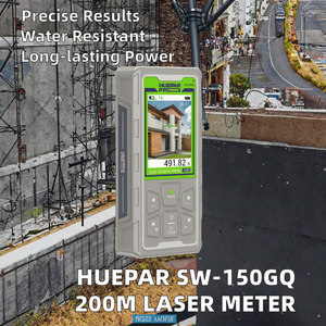 Télémètre <span class=keywords><strong>laser</strong></span> professionnel SW-150GQ, ligne verte, portée 120m, étanche IP68, précision 2mm, rechargeable au lithium - Product Image 2