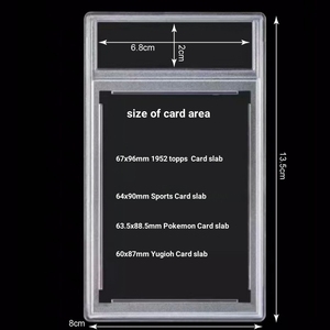 Dalle de <span class=keywords><strong>carte</strong></span> à collectionner de bonne qualité dalle de <span class=keywords><strong>carte</strong></span> graduée <span class=keywords><strong>vide</strong></span> pour TCG Sports cartes de classement Pokemon Yugioh - Product Image 2