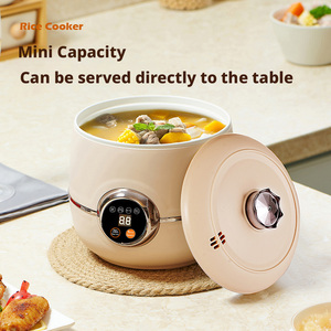 Cuiseur à riz compact domestique 450W 2.0L à double couche, mini capacité, contrôle numérique intelligent, cuisson rapide, avec tasse doseuse automatique 2.0L - Product Image 3