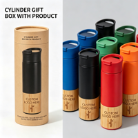 Botol Air Bambu Dinding Ganda Termal dengan Logo Kustom, Botol Bambu Vakum Terisolasi dengan Infuser Teh dan Tutup Flip Top