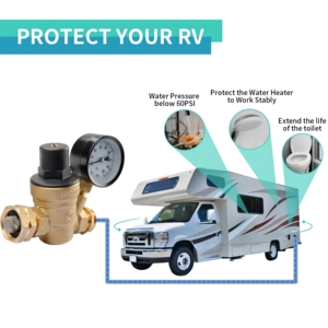 Régulateur de pression d'eau COVNA 90 jours en laiton sans plomb pour camping-car et caravane - Product Image 6