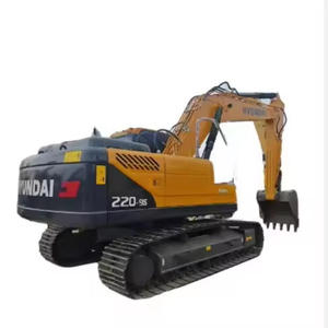 Excavatrice Hyundai 220 d'occasion, directement de l'usine, en bon état, disponible en stock pour vente en gros - Product Image 1