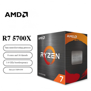 โปรเซสเซอร์เดสก์ท็อป R5 7 5700X CPU 8-คอร์ 65W ซ็อกเก็ต AM3/L3 รุ่นใหม่ พร้อมซีพียูประเภท R5 5700x R 5 7 5700X CPU โปรเซสเซอร์ Soc - Product Image 5