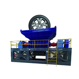 Automatic Miracle Competitive Price Tire Crusher Plastic Recycling Machine Waste Care Tyre Shredding Tools