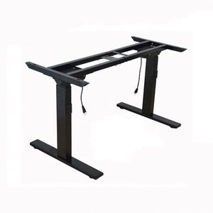 Certified Electric Steel Sit Stand <b>Desk</b> with Dual Motors & 3 Lifting Columns Adjustable Height 5-Year Warranty - Product Image 1