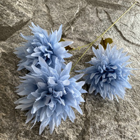 Fleurs artificielles en soie de chrysanthème, boules de flamme faites à la main, décoration pour mariage, fête des mères, Noël, remise de diplôme, rentrée scolaire, maison, hôtel
