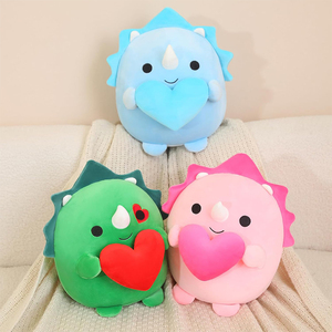 U908 personalizzare simpatici peluche Dino giocattolo con cuore dinosauro peluche piccolo peluche per regali <span class=keywords><strong>di</strong></span> san valentino decorazioni per la casa - Product Image 4