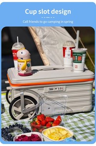 Nouvelle conception, valises à roulettes 20/24 pouces, nouvelle <span class=keywords><strong>valise</strong></span> de pique-nique avec ouverture latérale, grande capacité, bagages de voyage pour activités de plein air - Product Image 5