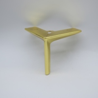 Nouveau Style de haute qualité Design moderne accessoires de meubles en métal matériel pieds or Y forme canapé épaissir les pieds de Table
