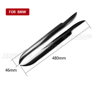 1 par de cubiertas de fibra de carbono real para faros delanteros de coche, para BMW E39 525 528 530 1997 1998 1999 2000 2001 2002 2003 - Product Image 4