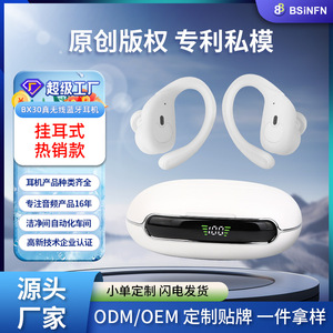 Sports Earphones <b>Wireless</b> <b>Bluetooth</b> Touch Control Dynamic <b>Microphone</b> Type C Charging 500 1000mAh Battery China Made - Product Image 4