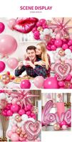 Lots de ballons à thème Saint-Valentin en gros, ballons pour déclarations de mariage, décorations de ballons pour hôtels
