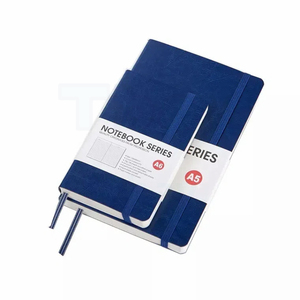 Classico logo personalizzato A5 B6 pelle PU copertina rigida quaderno diario per fare lista - Product Image 2