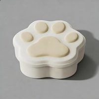 Boîte à nourriture pour animaux de compagnie en bagasse de canne à sucre biodégradable, écologique, jetable, naturelle, blanche, imperméable, non toxique
