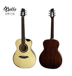 Chitarra Classica a 6 Corde Mollo MINI-12C in Legno di Palissandro Massiccio, Leggera e Facile da Usare per Principianti - Product Image 1