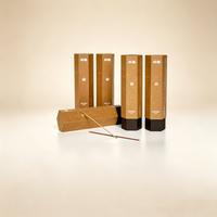 Bâtons d'encens épais en bois aromatique de qualité supérieure, jasmin et sauge blanche, avec support – Durables et longue durée