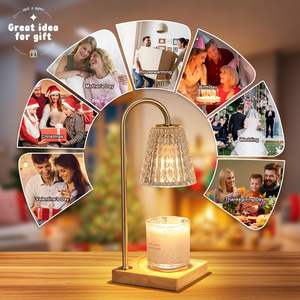 Lámpara Calentadora de Cera sin Llama de Lujo para Dormitorio, Eléctrica USB, para Aromaterapia con Aceites Esenciales - Product Image 4