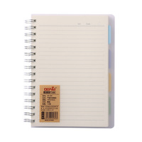 Amerpromo Carnet de notes imprimé personnalisé de qualité supérieure Journal personnalisé A5/a4 Cahier à spirale avec bande élastique