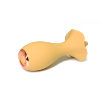 Wosilicone Flower Shaped Tongue lecken Vibrator Klitoris Nippel Stimulation Sexspielzeug Frauen Sexspielzeug für Masturbation