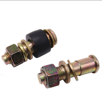 Boulon de raccordement à vis en acier, prix fabricant, boîtier complet, élastique en caoutchouc, finition galvanisée, couleur dorée, pour transmission