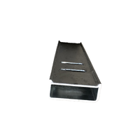Manchon de raccordement intérieur galvanisé à chaud pour tuyaux de signalisation routière, en acier Q235B, service de fabrication sur mesure
