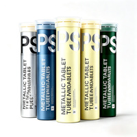 Tube en aluminium de taille standard pour comprimés effervescents, conteneur d'emballage en aluminium en gros pour comprimés effervescents