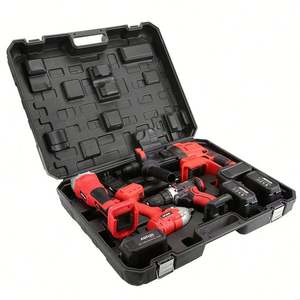 Kit d'outils ménagers en gros, ensemble d'outils électriques à batterie, perceuse à percussion sans fil 18V, outils électriques - Product Image 3