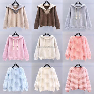 Nuova Moda <span class=keywords><strong>Invernale</strong></span>: <span class=keywords><strong>Cardigan</strong></span> Lavorato a Maglia da <span class=keywords><strong>Donna</strong></span> con Collo Tondo e Maniche Lunghe, Maglione Casual Femminile all'Ingrosso - Product Image 5