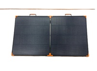 Panneau solaire portable pliable MECO F 100W, module PV 100W pour le camping, la station d'alimentation extérieure